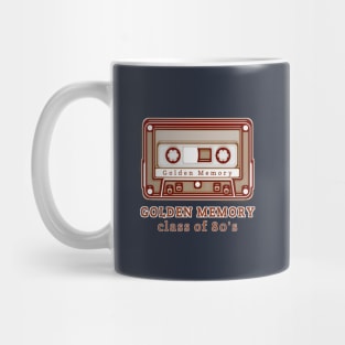 Golden Memory Class Of 80's Mug